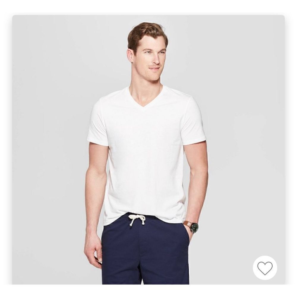 Goodfellow & Co Men’s Standard Fit T-shirt White Large